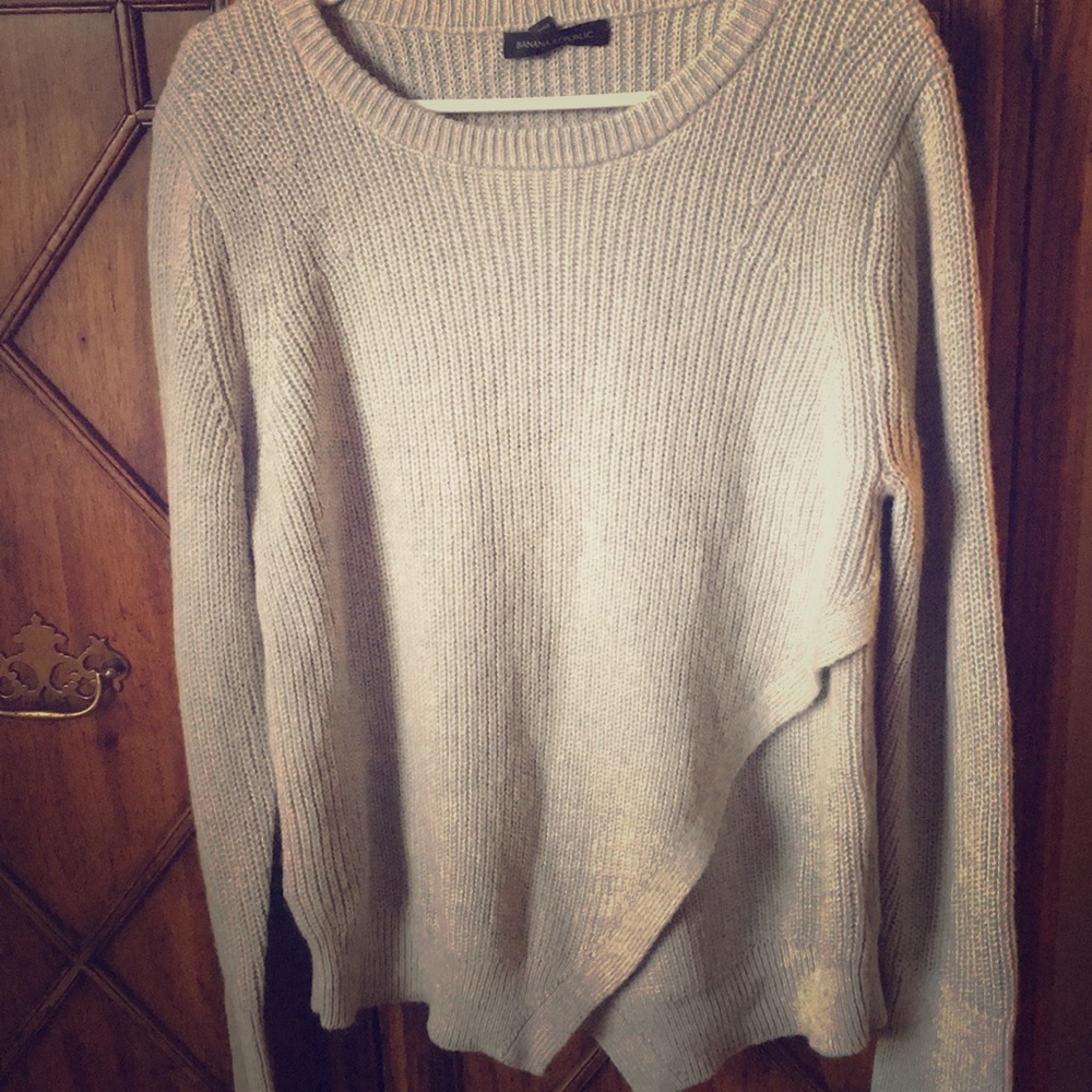 Banana Republic asymmetrical sweater